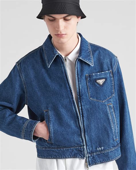 designer prada denim jacket.